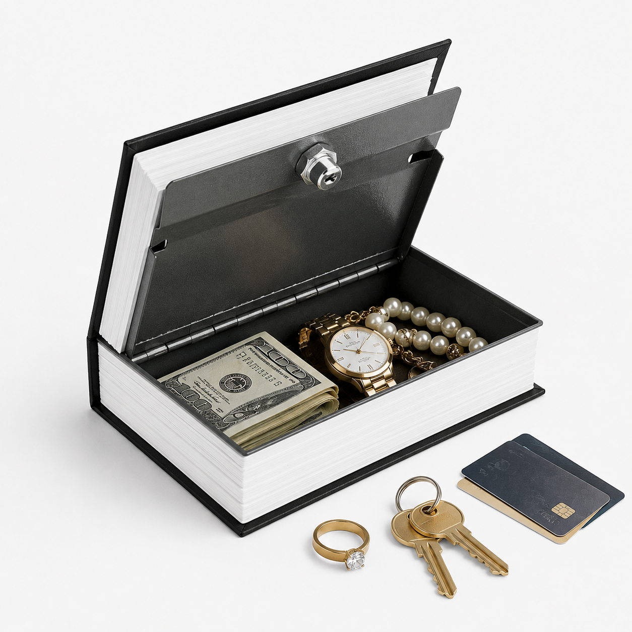 🕵️ Parece un Libro, pero Protege | Libro Caja Fuerte 🔐