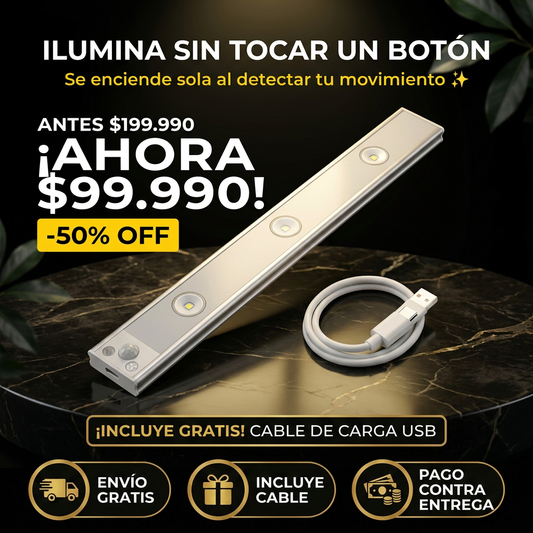 🌟 La Luz que Todos Quieren en Casa –  Lámpara LED con Sensor de Movimiento 💡